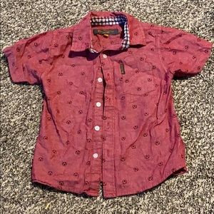 Button up boy shirt